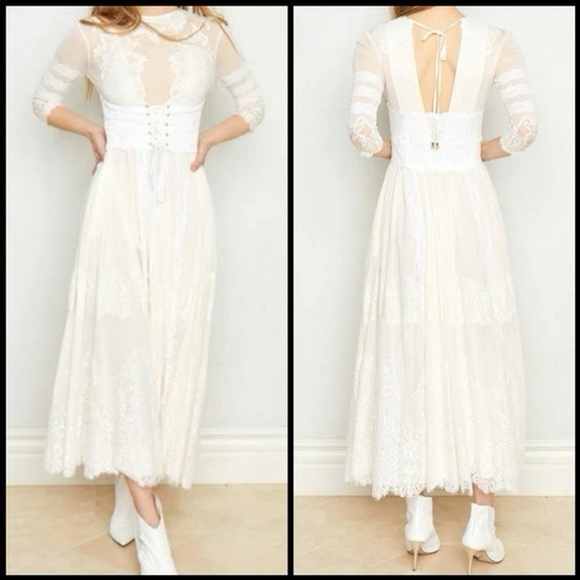 Free People Dresses & Skirts - Free People We are HAH Hidden Gem Dress M Walking On Eggshells Victorian Regency